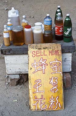 China, honey for sale.